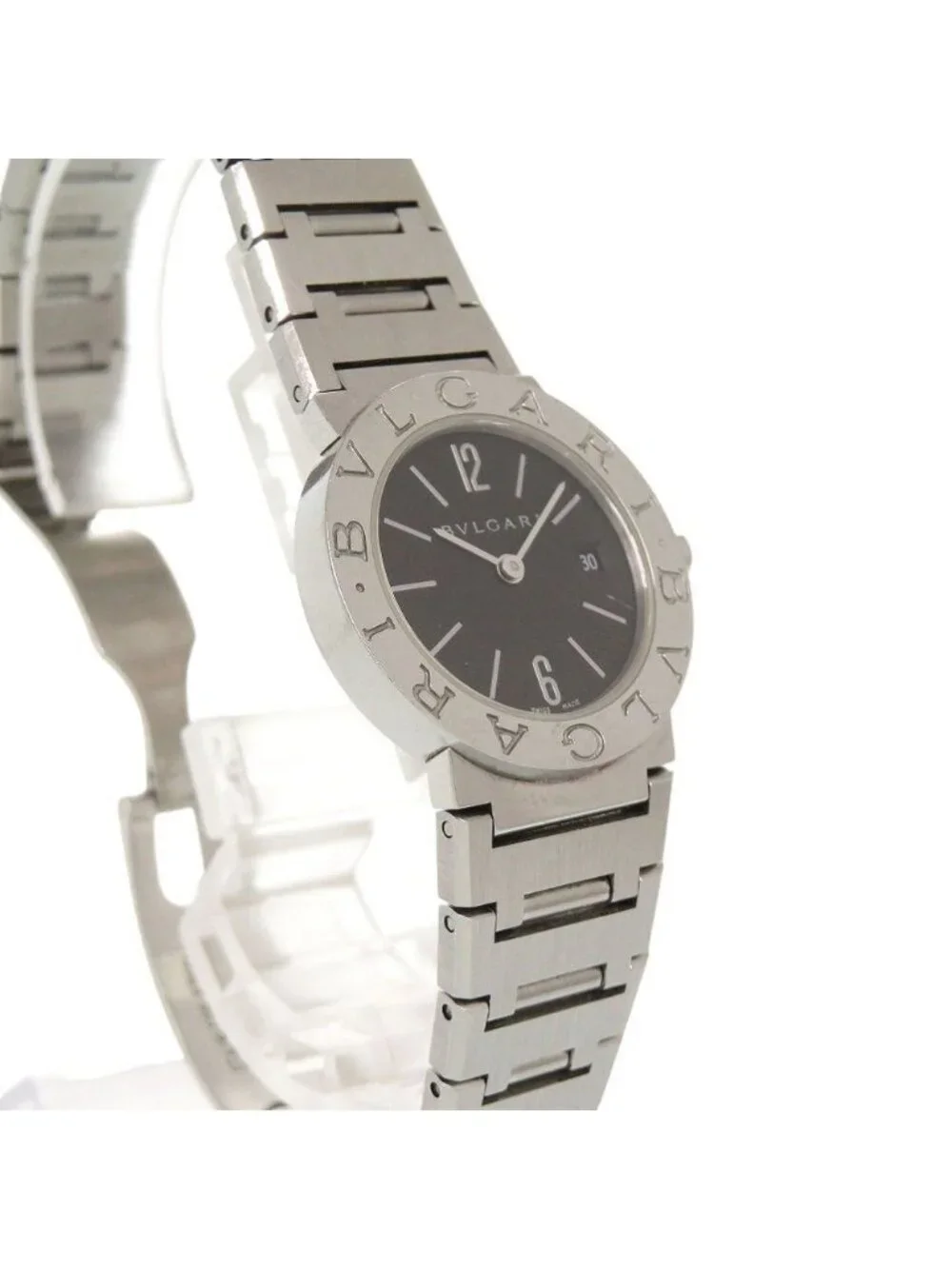 Bvlgari Black SS Quartz Watch Dial